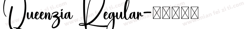 Queenzia Regular字体转换